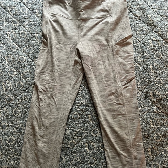 lululemon athletica Pants - Lululemon Athletica Striped Gray Pants